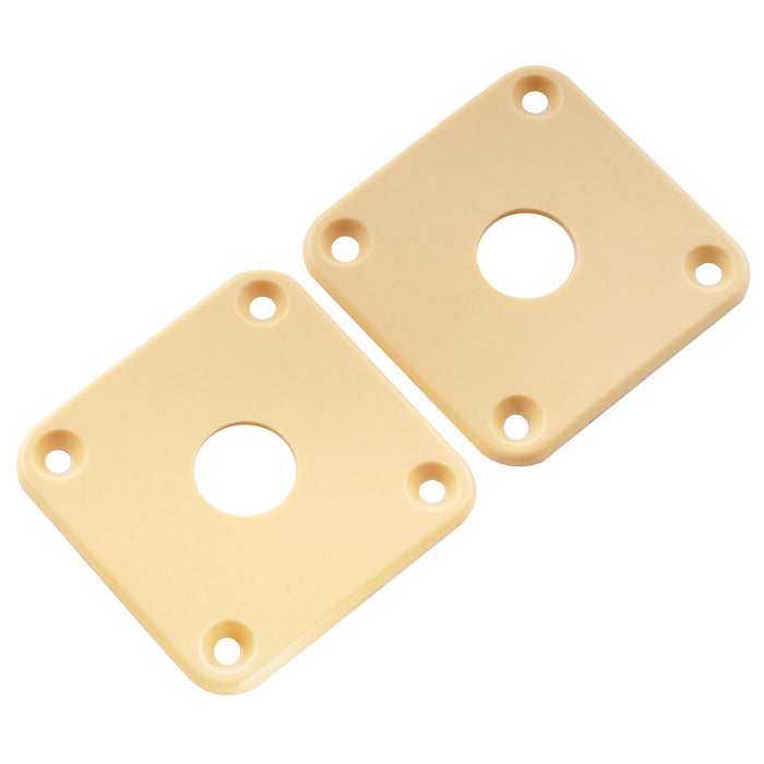 Part of musiclily pro plastic curved jack plate square jackplates compatible with usa lp epiphone lp style guitar mx1586 2p