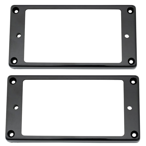 musiclily pro plastic flat bottom humbucker pickup mounting rings set for electric guitar mx1588mx1589p