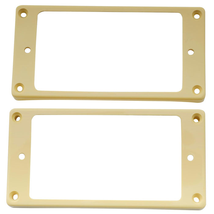 musiclily pro plastic curved bottom humbucker mounting pickup rings set for china made epiphone guitar mx1590mx1591p cream