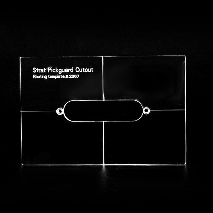 musiclily pro cnc accurate acrylic single coil pickup routing templates set for standard strat guitar body and pickguard mx1613mx1616 details