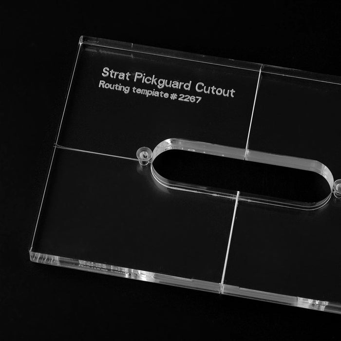 details of musiclily pro cnc accurate acrylic single coil pickup routing templates set for standard strat guitar body and pickguard mx1613mx1616