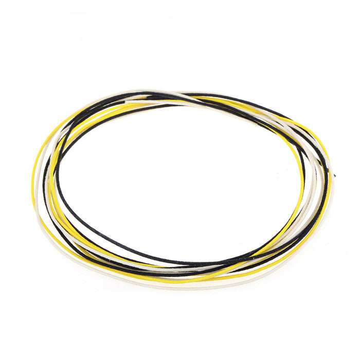 musiclily pro 22 awg gauge stranded wire cloth covered pre tinned push back vintage style mx1645 2p, black