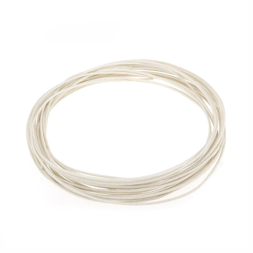musiclily pro 22 awg gauge cloth covered stranded wire pre tinned push back vintage style 25 feet 8m mx1645 8p, white