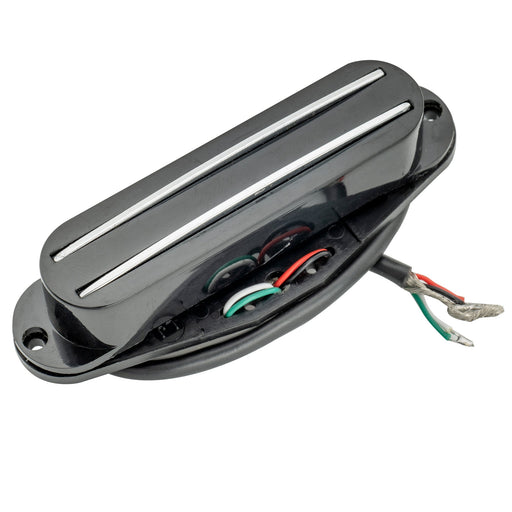 musiclily basic high output rail blade ceramic single coil sized humbucker pickup for strat style electric guitar mx1650p