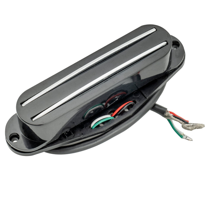 musiclily basic high output rail blade ceramic single coil sized humbucker pickup for strat style electric guitar mx1650p
