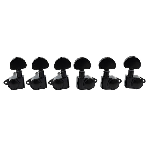 musiclily basic 3r3l 14 1 ratio full sealed machine heads tuners tuning pegs keys with half moon button right angle screw for acoustic electric guitar mx1657 3mx1658 3p