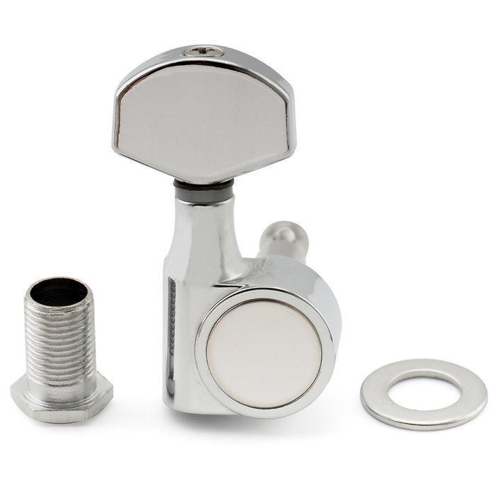 Part of musiclily pro 6 in line 15 1 ratio 1 pin full sealed machine heads tuners tuning pegs keys with hex button for sq strat tele style electric guitar mx1664 6p