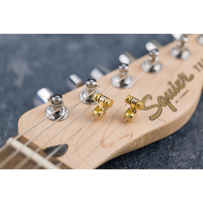 Musiclily Pro Saitenhalter mit Rollen aus Metall für E-Gitarren im Strat-/Tele-Stil, 2er-Set
