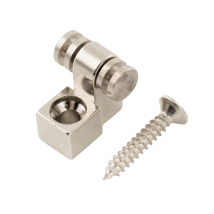 detail of musiclily pro metal roller string trees retainers guides for strat tele style electric guitar mx1712 2p