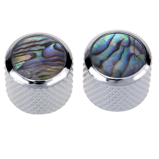 musiclily pro coarse 18 splines steel push on abalone top dome control knobs for tele style electric guitar or bass mx1714 2p