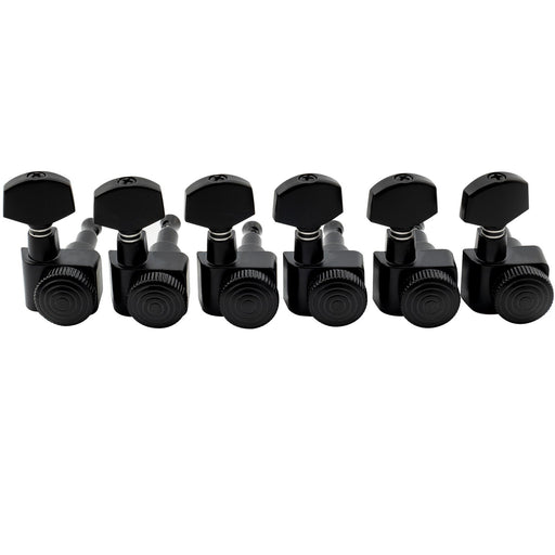 musiclily pro 6 in line 2 pins full metal guitar locking tuners machine heads tuning pegs keys set for fender strat tele style electric guitar mx1720 6p