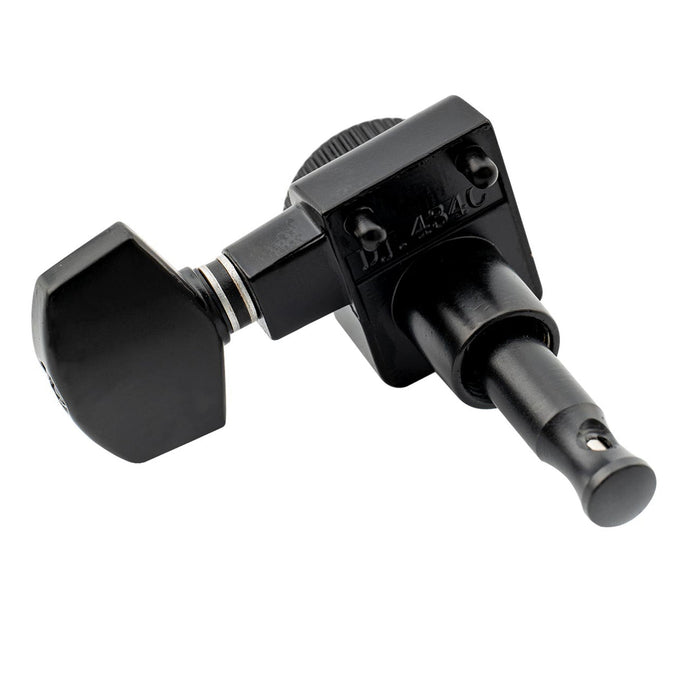 Clavija de afinación de cabeza de máquina bloqueable sellada completamente de 16:1 para bajo, con botón hexagonal, estilo Fender Strat Tele para guitarra eléctrica Musiclily Pro R15T