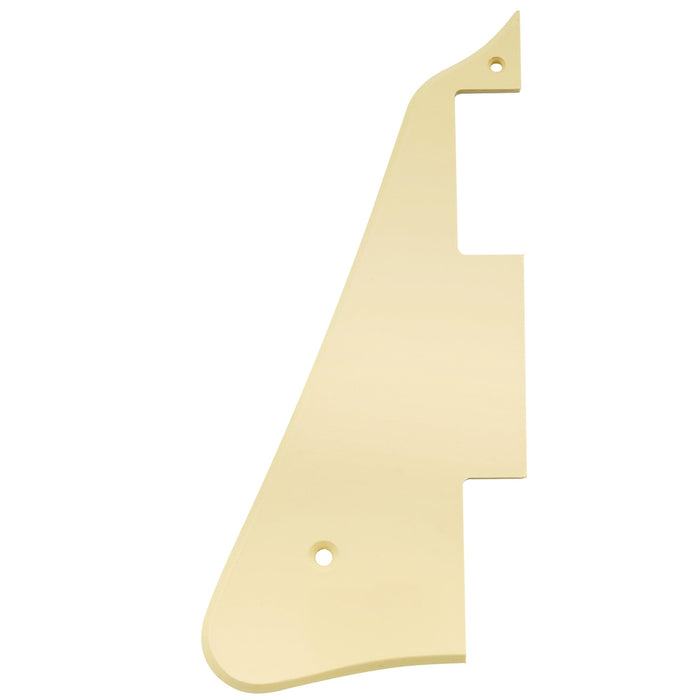 musiclily pro left handed plastic guitar pickguard for 2006 present modern style epiphone les paul guitar 1ply mx1725p cream