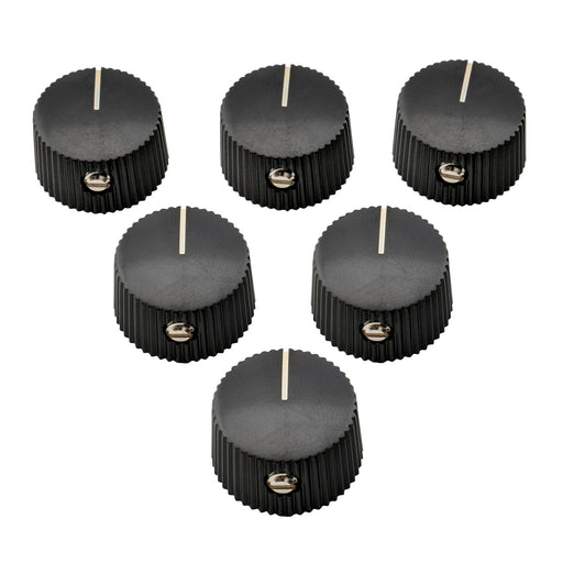 musiclily pro imperial 1 4 inch plastic vintage barrel guitar amplifier control knobs with set screw for fender amp style universal pots mx1726 6p