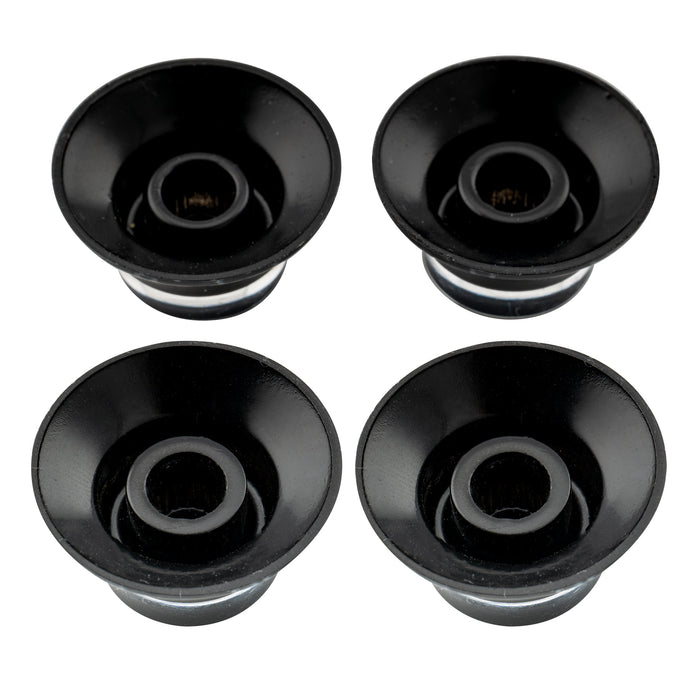 Musiclily Pro Metric Coarse 18-Spline Top Hat Bell Knobs Tone Volume Control Knobs for Epiphone LP SG Style Electric Guitar, Set of 4