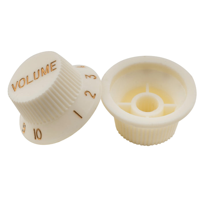 Musiclily Pro Métrique Taille 18 Cannelures 1 Volume 2 Tonalités Style Stratocaster Potentiomètres pour Guitare Basse Import Asie