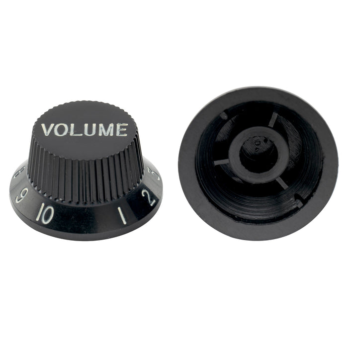 Musiclily Pro Métrique Taille 18 Cannelures 1 Volume 2 Tonalités Style Stratocaster Potentiomètres pour Guitare Basse Import Asie