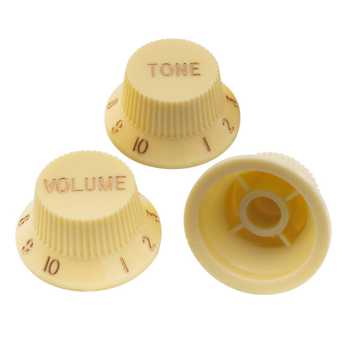 Part of musiclily pro metric size 18 splines 1 volume 2 tone strat style knobs set for asia import guitar bass split shaft pots mx1733 2mx1734p