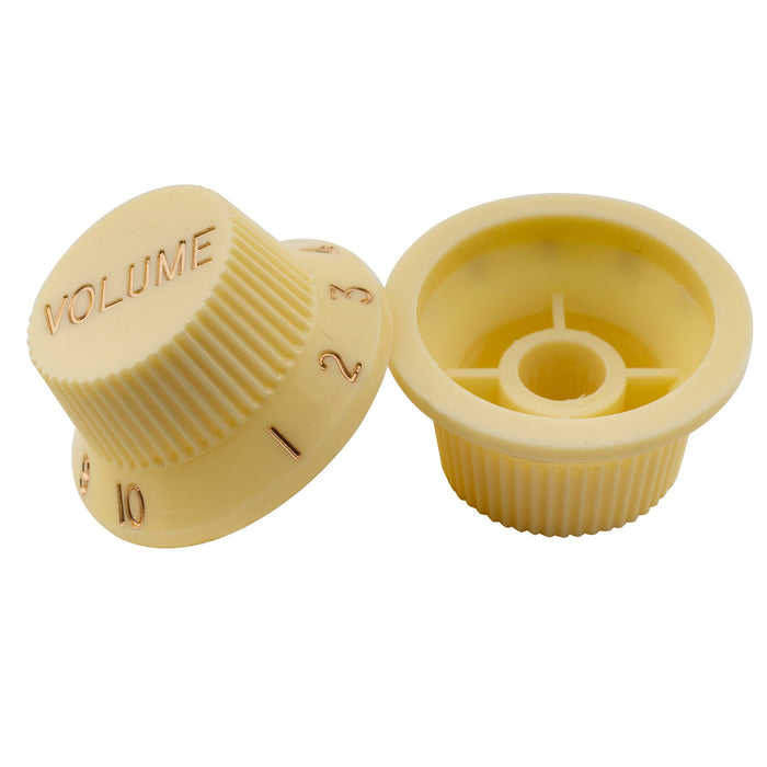 detail of musiclily pro metric size 18 splines 1 volume 2 tone strat style knobs set for asia import guitar bass split shaft pots mx1733 2mx1734p
