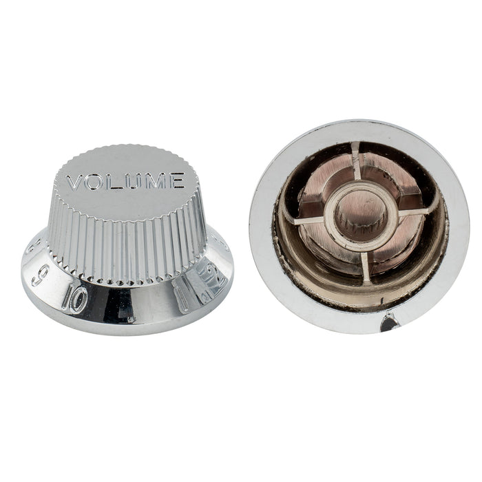 Musiclily Pro Métrique Taille 18 Cannelures 1 Volume 2 Tonalités Style Stratocaster Potentiomètres pour Guitare Basse Import Asie