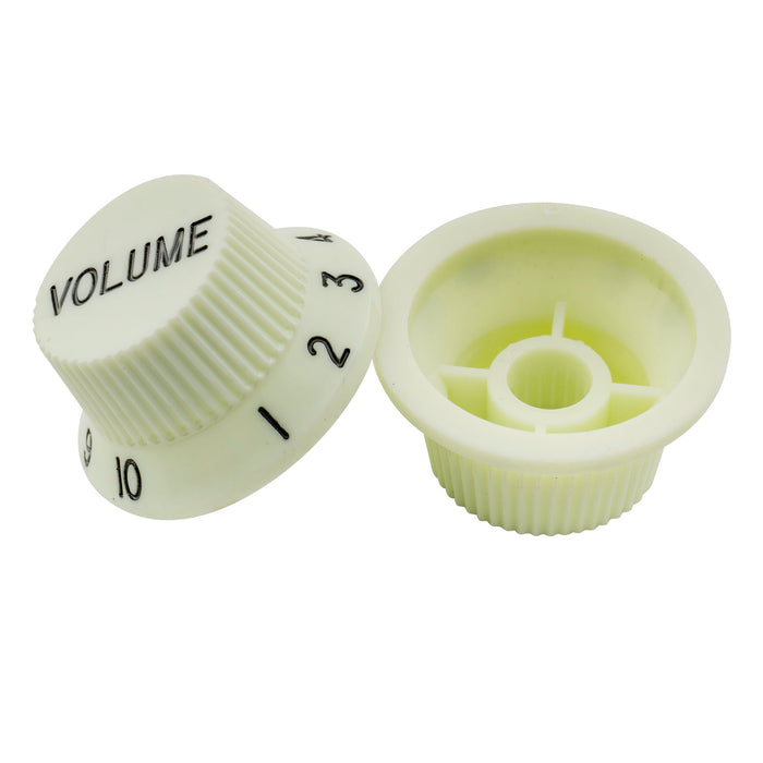 Musiclily Pro Métrique Taille 18 Cannelures 1 Volume 2 Tonalités Style Stratocaster Potentiomètres pour Guitare Basse Import Asie