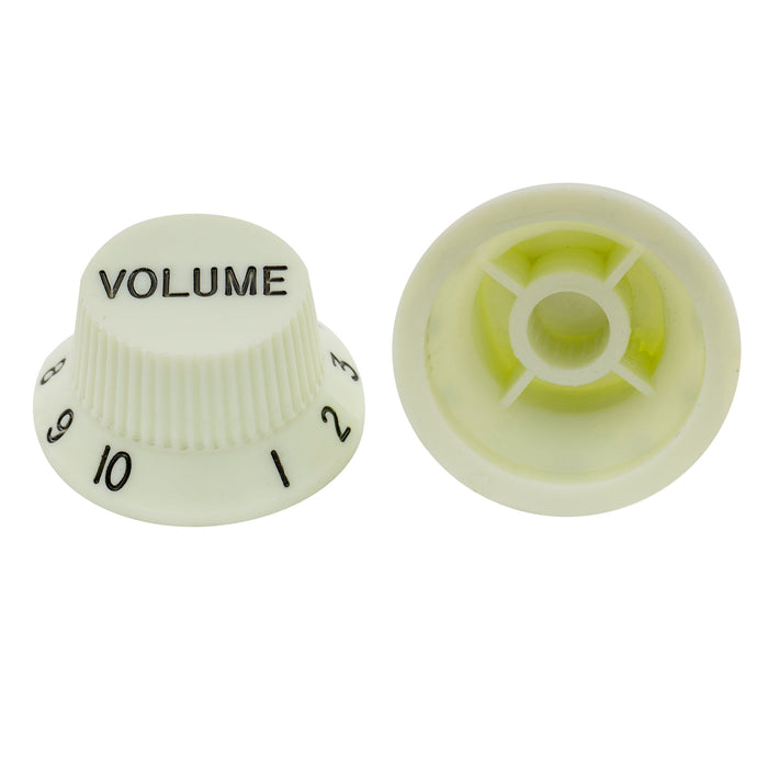 Musiclily Pro Métrique Taille 18 Cannelures 1 Volume 2 Tonalités Style Stratocaster Potentiomètres pour Guitare Basse Import Asie