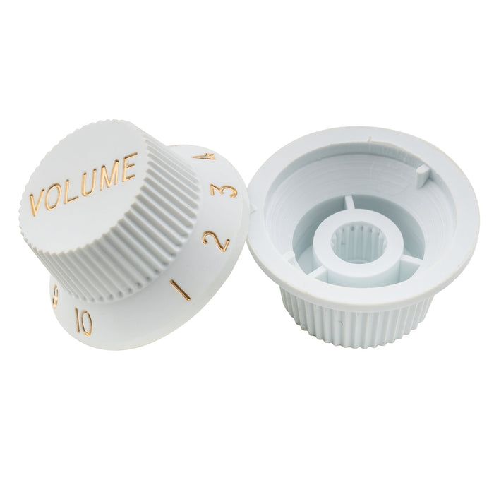 Musiclily Pro Métrique Taille 18 Cannelures 1 Volume 2 Tonalités Style Stratocaster Potentiomètres pour Guitare Basse Import Asie