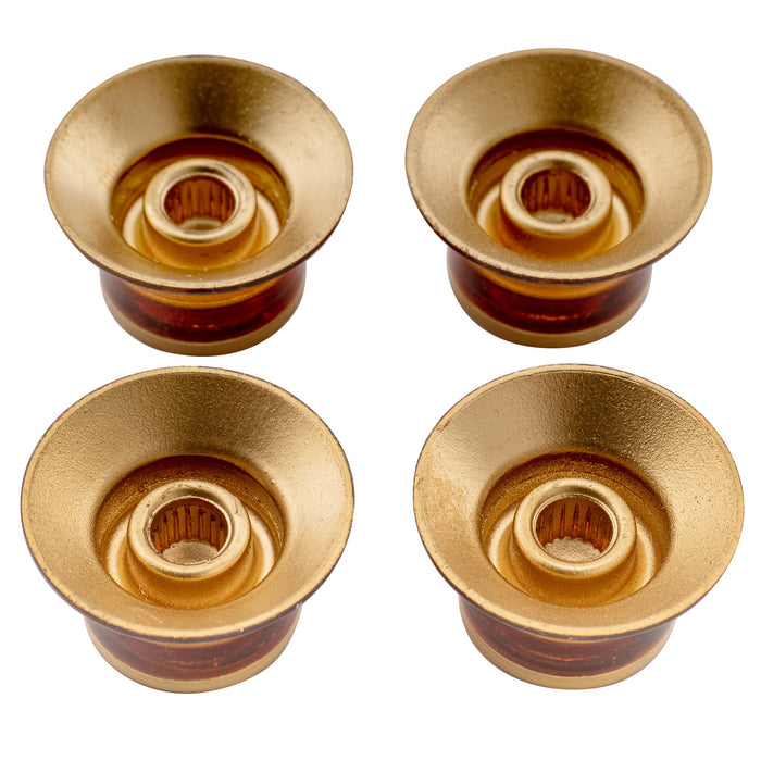 Musiclily Pro Metric Grosso 18-Esquema Chapeu Alto Botões de Tom e Controle de Volume para Guitarra Elétrica estilo Epiphone LP SG, Conjunto de 2