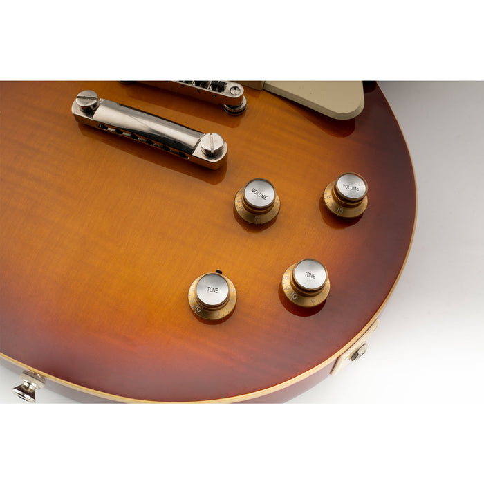 Musiclily Pro Metric Grosso 18-Esquema Chapeu Alto Botões de Tom e Controle de Volume para Guitarra Elétrica estilo Epiphone LP SG, Conjunto de 2