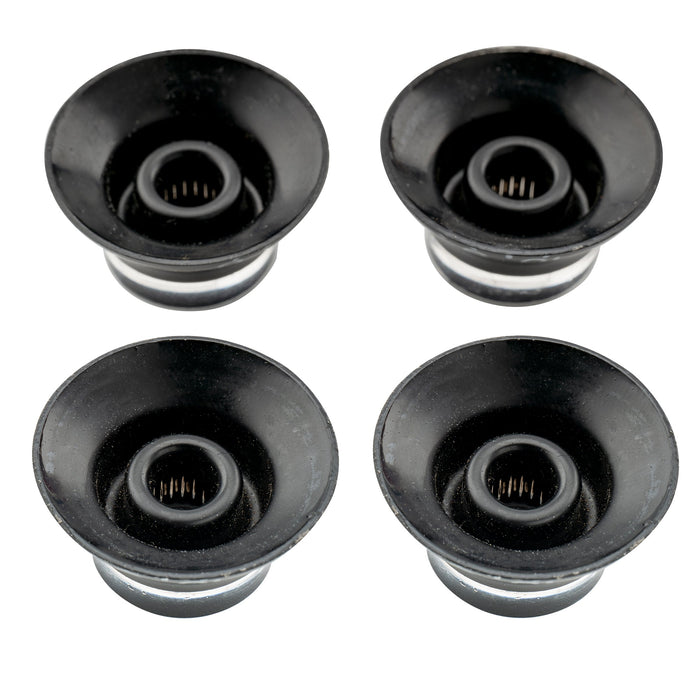 Perillas Musiclily Pro para zurdos, métricas gruesas, de 18 estrías, con forma de sombrero de copa y campana, control de volumen y tono para guitarra eléctrica Epiphone LP SG (juego de 4)