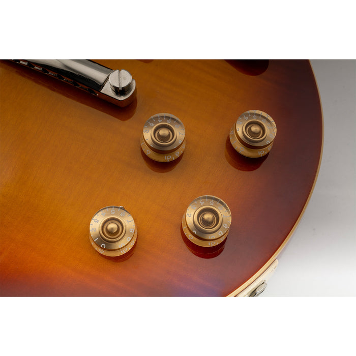 Application of musiclily pro left handed metric coarse 18 spline guitar knobs tone volume speed control knobs set for epiphone les paul sg style electric guitar mx1742 4p