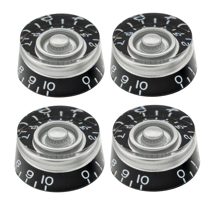 Musiclily Pro Métrico Grueso 18-Engranes Perillas de Guitarra Control de Tono Volumen Velocidad para Epiphone Les Paul SG Estilo Guitarra Eléctrica