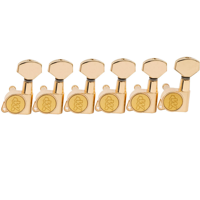 wilkinson left handed 6 in line e z lok guitar tuners tuning pegs keys machine heads set for fender strat tele style electric guitar mx1750 6p