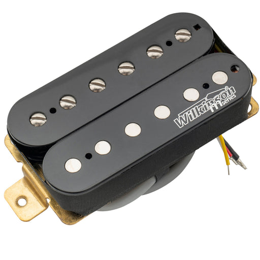 wilkinson m series vintage tone alnico 5 overwound open style humbucker neck pickup for electric guitar mx1757bk