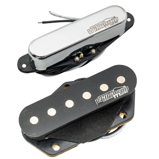 wilkinson m series low gauss nashville sound ceramic single coil pickups set for tele style electric guitar mx1759mx1760p