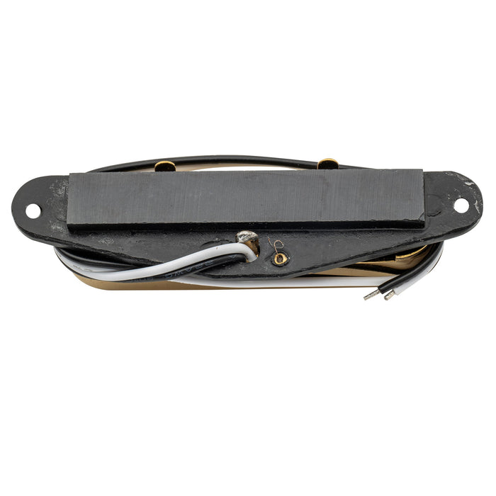 wilkinson m series low gauss nashville sound ceramic single coil neck pickup for tele style electric guitar mx1759p, gold