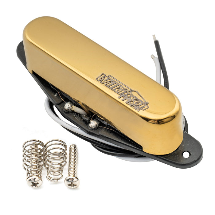 Pastilla de mástil de bobina simple de cerámica Wilkinson Serie M con sonido Nashville de baja gauss para guitarra eléctrica estilo Tele