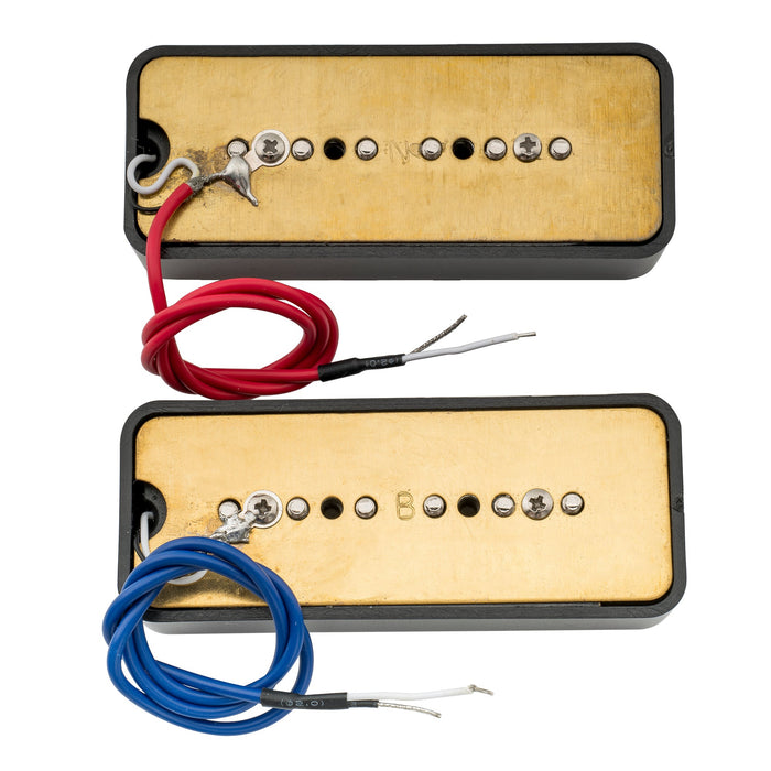 Part of wilkinson m series low gauss iconic sound ceramic p90 soapbar single coil pickups set for sg lp style electric guitar mx1761bkmx1762bk