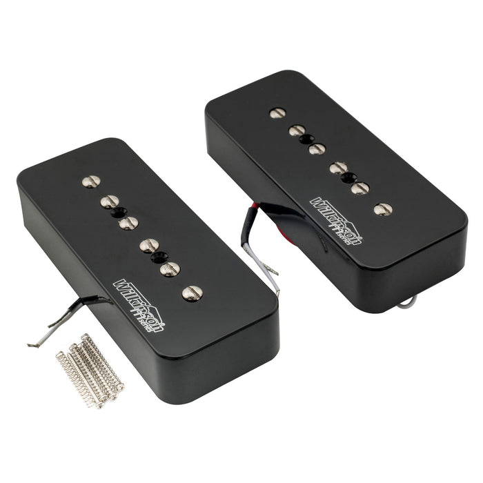 wilkinson m series low gauss iconic sound ceramic p90 soapbar single coil pickups set for sg lp style electric guitar mx1761bkmx1762bk details