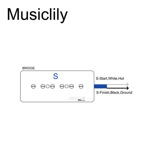 Size of wilkinson m series low gauss iconic sound ceramic p90 soapbar single coil bridge pickup for sg lp style electric guitar mx1762bk