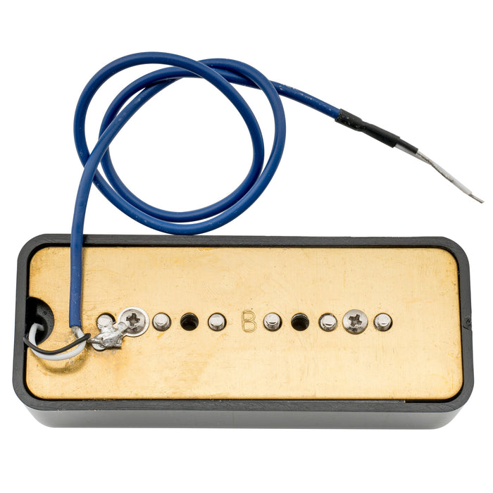 Part of wilkinson m series low gauss iconic sound ceramic p90 soapbar single coil bridge pickup for sg lp style electric guitar mx1762bk