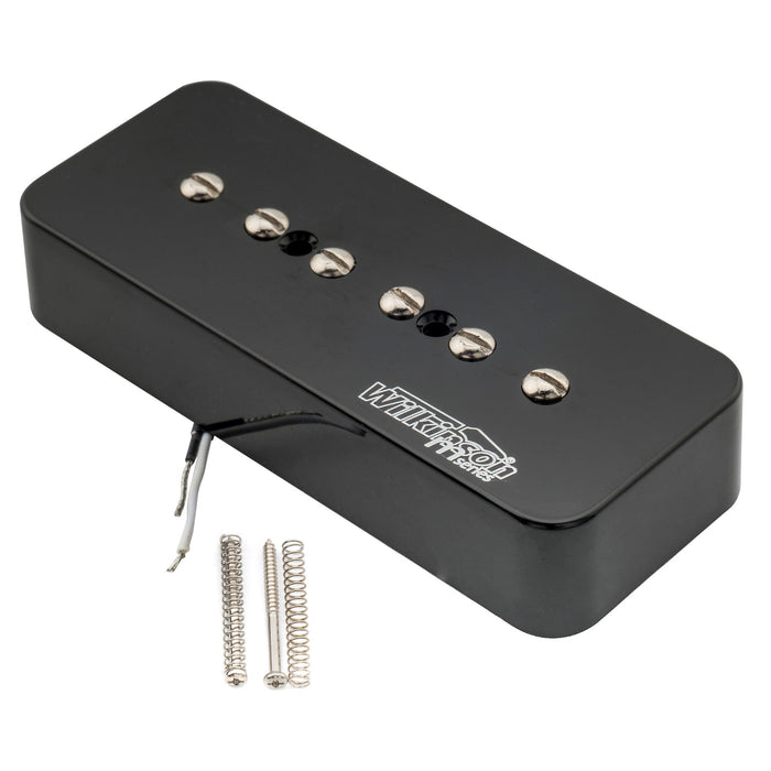 wilkinson m series low gauss iconic sound ceramic p90 soapbar single coil bridge pickup for sg lp style electric guitar mx1762bk details