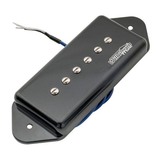 wilkinson m series low gauss iconic sound ceramic p90 dogear style single coil bridge pickup for sg lp style electric guitar mx1764bk