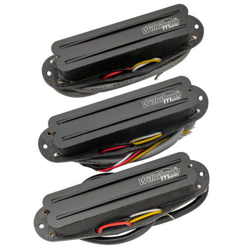wilkinson m series low gauss rail blade ceramic single coil sized humbucker pickups set for strat style electric guitar mx1765bkmx1766bkmx1767bk