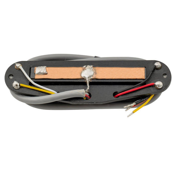 Part of wilkinson m series low gauss rail blade ceramic single coil sized humbucker middle pickup for strat style electric guitar mx1766bk