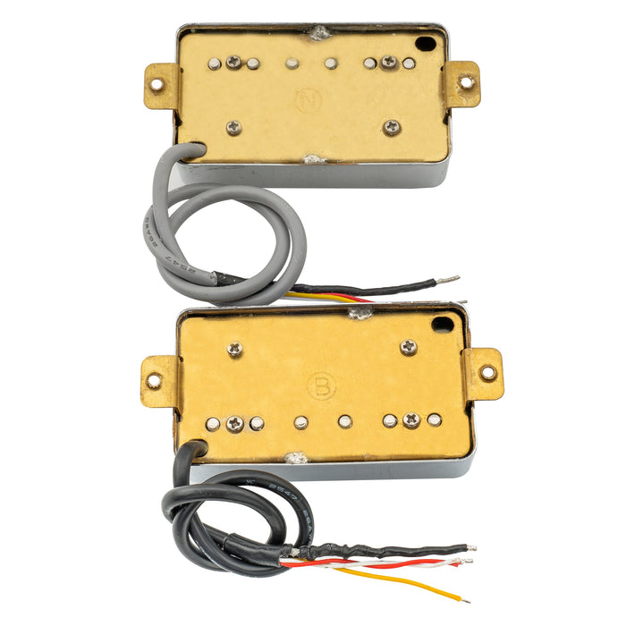 Part of wilkinson m series classic tone ceramic covered humbucker pickups set for lp style electric guitar mx1768crmx1769cr