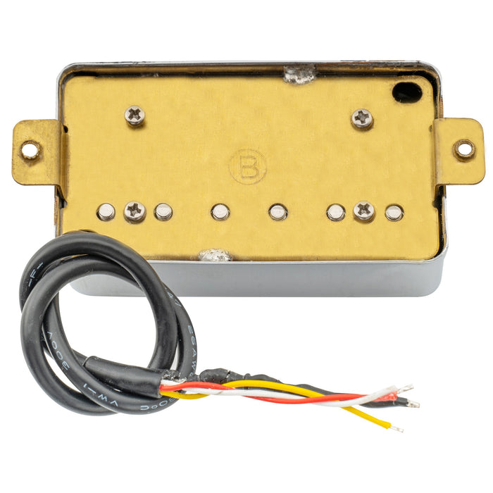 Part of wilkinson m series classic tone ceramic covered humbucker bridge pickup for lp style electric guitar mx1769cr