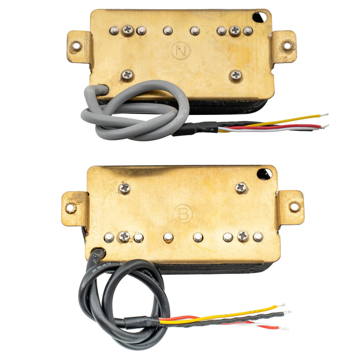 Part of wilkinson m series classic tone ceramic overwound open style humbucker pickups set for electric guitar mx1770bkmx1771bk