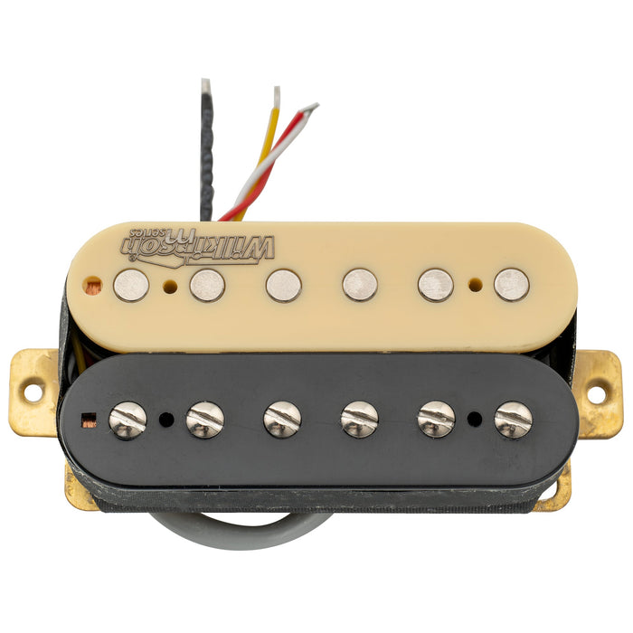 Pastilla humbucker de mástil de estilo abierto con bobinado cerámico de tono clásico Wilkinson Serie M para guitarra eléctrica
