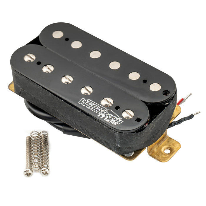 wilkinson m series classic tone ceramic overwound open style humbucker bridge pickup for electric guitar mx1771bk details